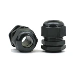 Prensaestopas de nailon negro