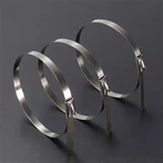 Bridas metálicas con bloqueo para cables