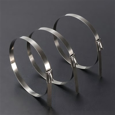 Bridas metálicas con bloqueo para cables